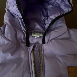 London Fog Kids Puffer Jacket in Light Purple